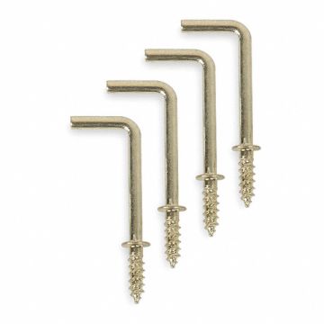 Single Point Hook Brass 3/4 L PK20