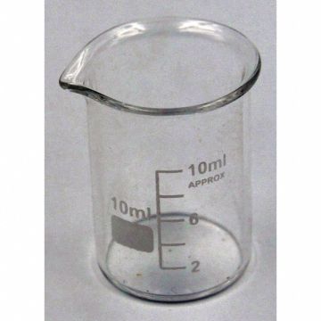 Beaker Low Form 10mL Non-Sterile PK12