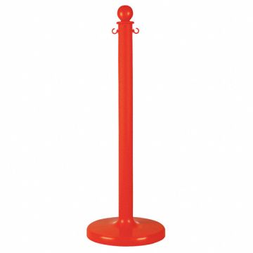E1218 Medium Duty Stanchion 40 in H Red PK6