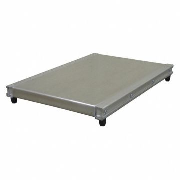 Solid-Deck Mini-Pallets 500 lb Silver