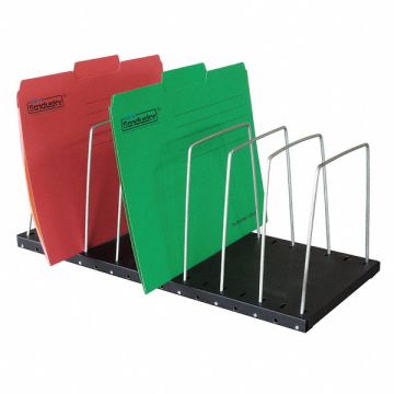 File Holder 8 Compartments 7-1/2 in H