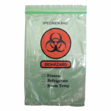 Specimen Transfer Bag Green PK1000