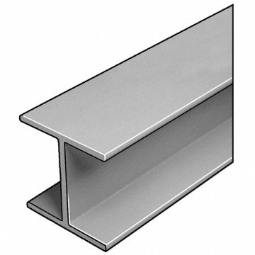 W-Beam ISOFR Gray 4x4 In 1/4 In Th 10 Ft