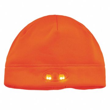 Beanie Cap Over The Head Orange