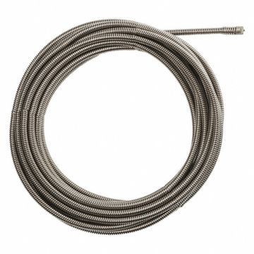 Drain Cleaning Cable 3/8 in Dia 35 ft L