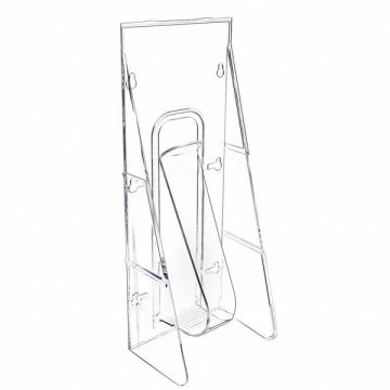 Leaflet Holder 1 Compartment Clear