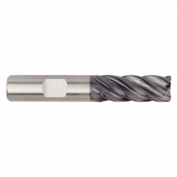 Square End Mill Single End Carbide 3/8