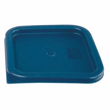 Square Storage Container Lid Blue