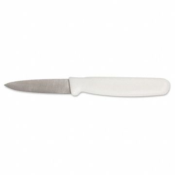 Paring Knife Straight 3-1/2 in L White