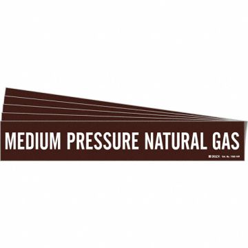 Pipe Marker Mid-Pressure Natural Gas PK5