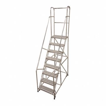 Rolling Ladder Steel 110In. H. Gray