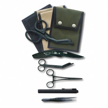 Emrgncy Medical Kit 7 Components Grn