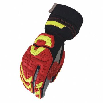 Impact Gloves M Red/Black/Gray/Yellow PR
