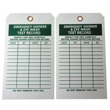 Inspection Tag 7inHx4inW Cardstock PK100