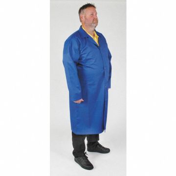 Static Cntrl Cllrd Lab Coat Male XL Blue