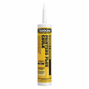 Caulk White 10.1 oz. Indoors Tube