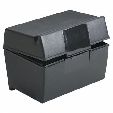 Index Card File Box For 3 x 5 Cards Blk