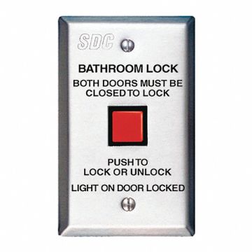 Bathroom Lock 2-7/8 in W
