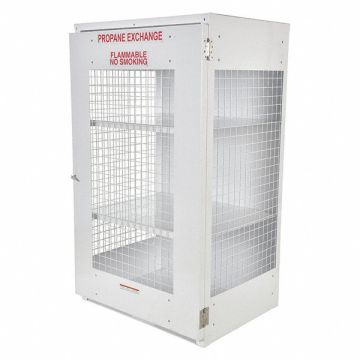 Gas Cylinder Cabinet 40 inW Capacity 18