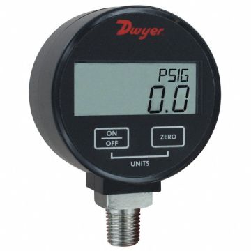 K4248 Digital Pressure Gauge 3 Dial Size Blk
