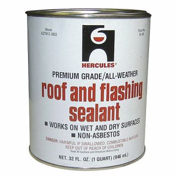 Roof Flashing Sealant Black 1 Qt