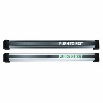 Push to Exit Bar Black Width 36 In.