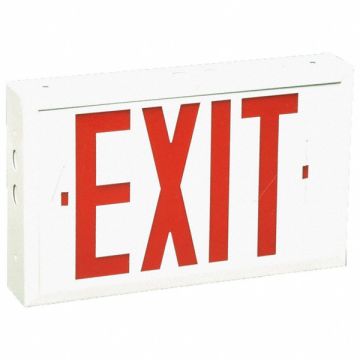Exit Sign LED Red Letter Color 3 Faces