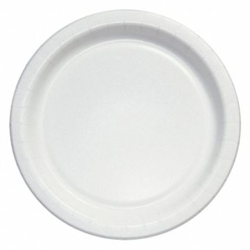Paper Plate Round 6 White PK1000