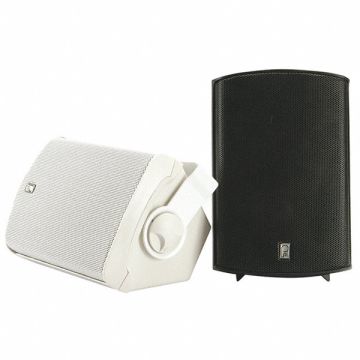 Outdoor Box Speakers White 4-3/4in.D PR