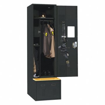 Gear Locker 72 Overall Height Black