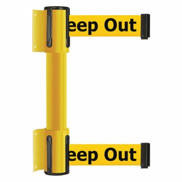 Belt Barrier Danger - Keep Out Yellow