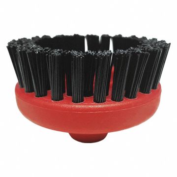 Red Circular Nylon Brush Size 2-1/2 L