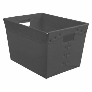 Nesting Ctr Blk Solid Corrug HDPE PK5