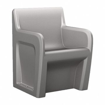 Arm Chair Floor Mount Stone Gray