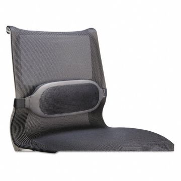Lumbar Cushion 13-3/8x6-1/8dx2-5/8 Gray