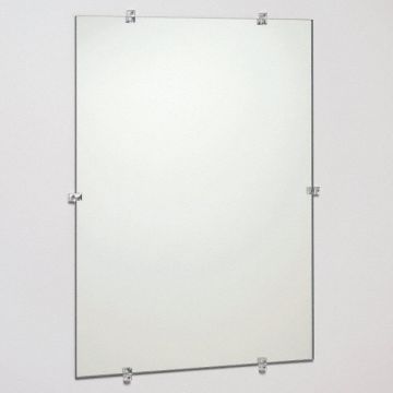 Frameless Mirror Glass 14x20x1/4 In