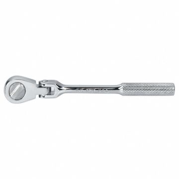 Hand Ratchet 6 1/4 in Chrome 1/4 in