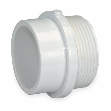 Male Adapter Schedule 40 2 in White