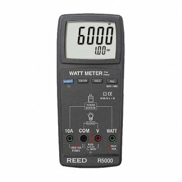 Watt Meter 6000W 10A 0 to 600V