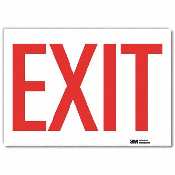 Exit Sign 10inx14in Reflective Sheeting