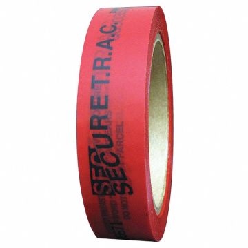 Tamper Evident Tape Red 1 In x 180 Ft