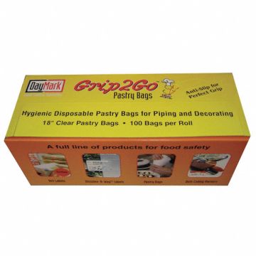 Disposable Pastry Bag 18in L 8in W PK100