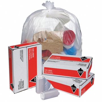 Trash Bags 45 gal Clear PK250