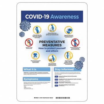 Covid 19 Sign Covid19 Awareness Aluminu