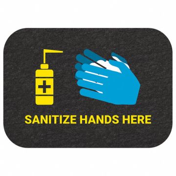 Hand Sanitizer Station Floor Sign PK4