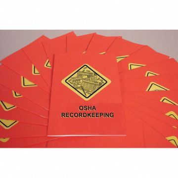 Book/Booklet OSHA Recordkeeping PK15
