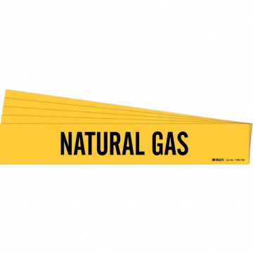 Pipe Marker Black Natural Gas PK5