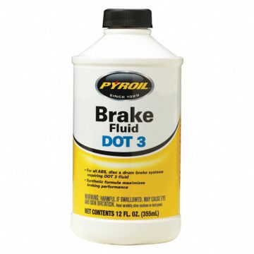 Brake Fluid 12 Oz Dot 3