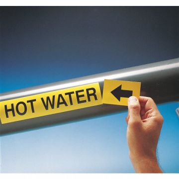 Pipe Marker Boiler Feed Water 1in H