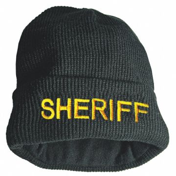 Sheriff Watch Cap Beanie Black Universal